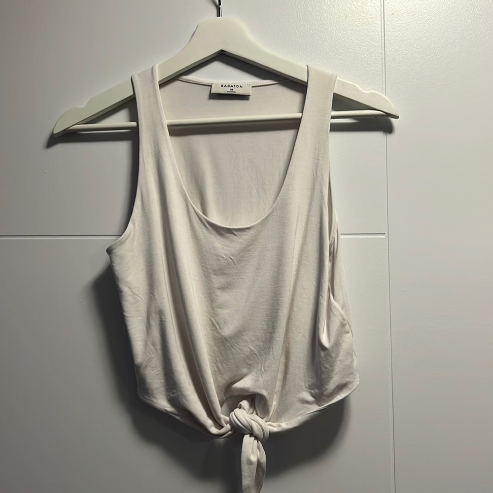Babaton white tank